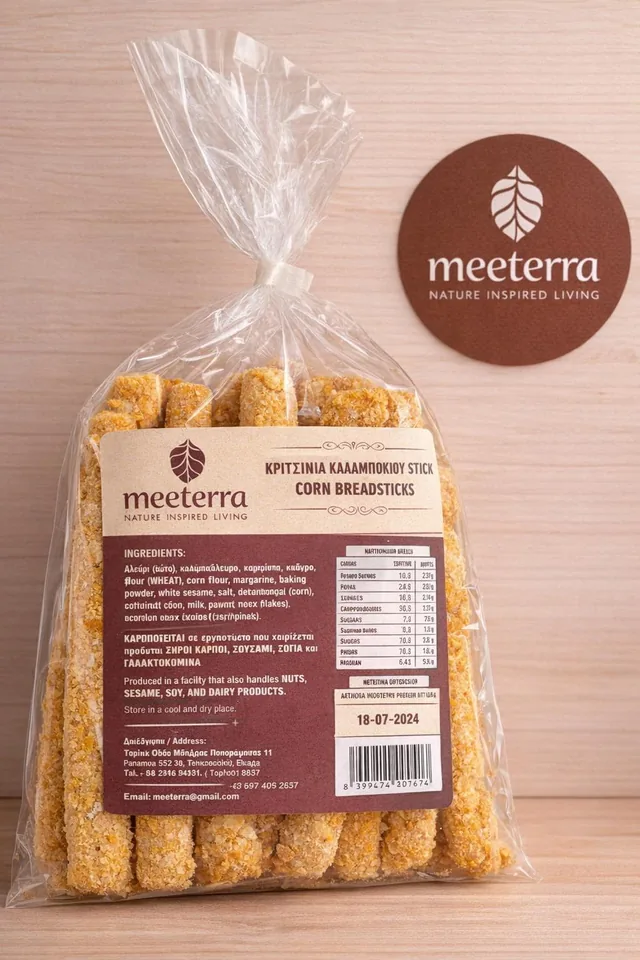 CORN BREADSTICKS 150gr